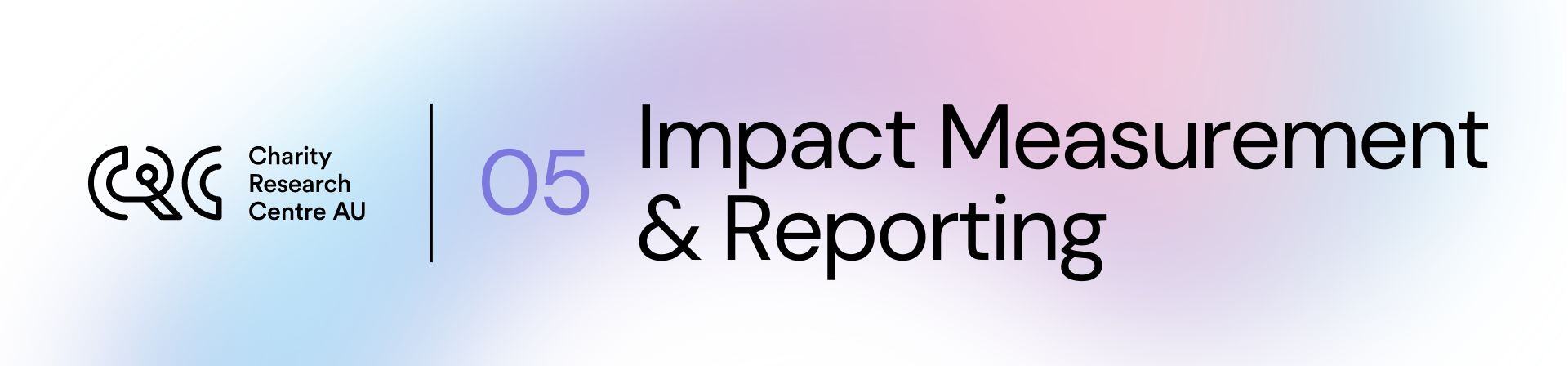 Impact Measurement & Reporting
